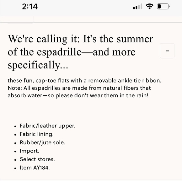 J.Crew Removable Ankle Tie espadrille white with black leather cap toe S6.5 NWOB - Picture 11 of 11